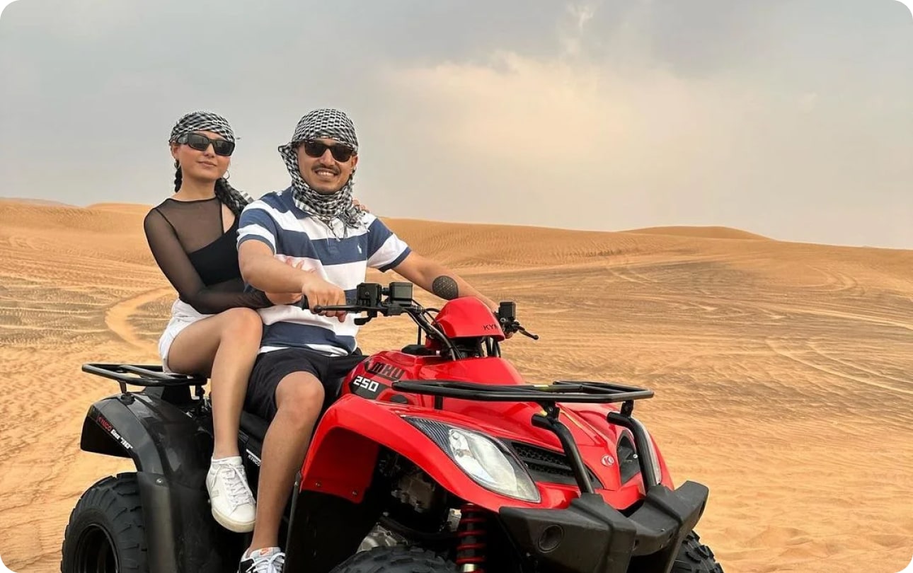 couple quad bike dubai